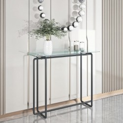 Versatile Tempered Glass Console Table - Modern Design, High Quality